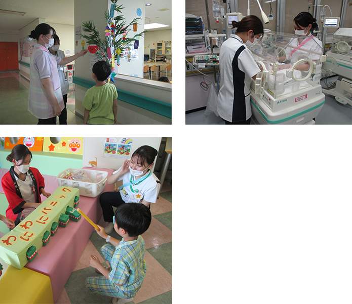 写真 4B病棟 小児科・NICU・内分泌・糖尿病内科の様子