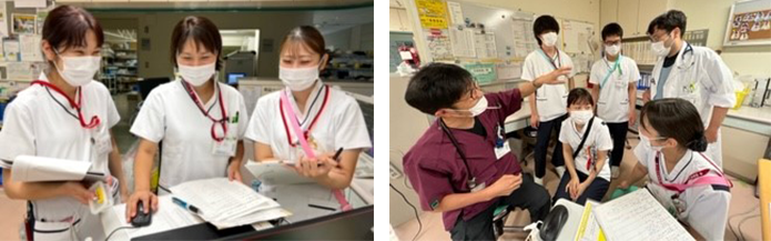 写真 5B病棟 心臓血管外科・循環器内科・腎臓内科の様子