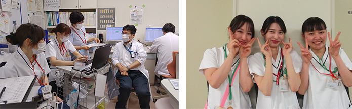 写真 7B病棟 呼吸器内科・脳神経内科・眼科の様子